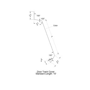 TM DOOR TRACK COVER 10'